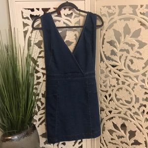 Free People denim jumper